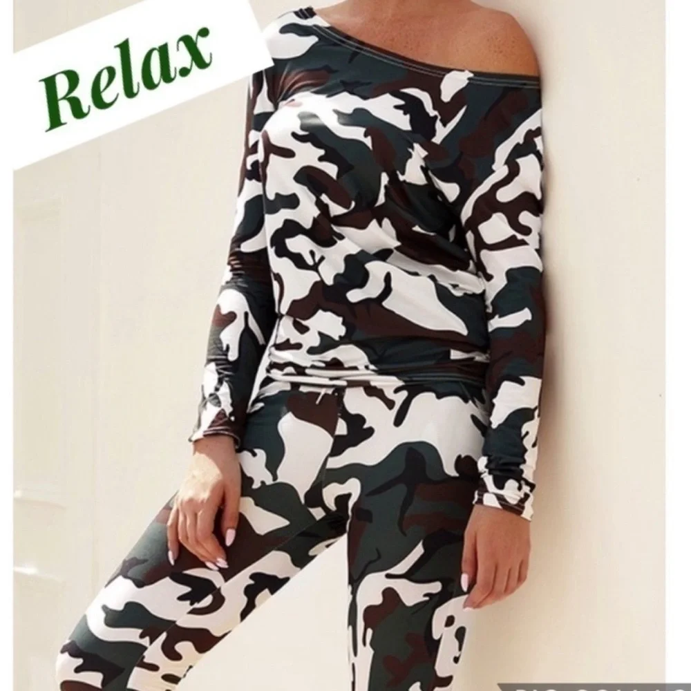 Two Piece Lounging Pants & Tops - Picture 5 of 7